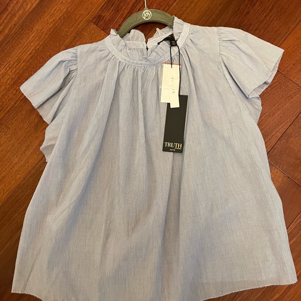 Truth Pinstriped Top